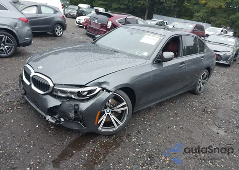 2022 BMW 330I z USA, uszkodzony, nr VIN 3MW5R1J05N8C46584